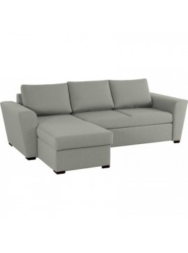 Epiplo World  Stanford γωνιακός καναπές κρεβάτι με αποθηκευτικό χώρο 242x160 Γκρι Ανοιχτό BEST-1533001