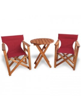 Bliumi  Mini Σετ Πολυθρόνες με Τραπέζι Οξιά Bliumi 5168G/ 5170G Κόκκινο BEST-212396211