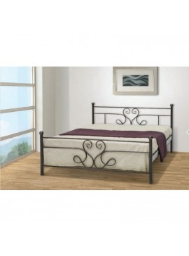 MetalFurniture  Κρεβάτι Μεταλλικό MetalFurniture Ορίων 150Χ200 Με Επιλογή Χρώματος BEST-750029