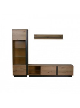 Epiplo World  Denver σύνθεση τοίχου Μελαμίνη 240x40x187εκ. Με επιλογή χρώματος BEST-514856125