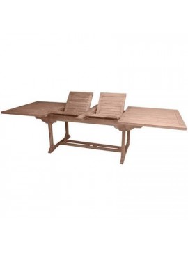 Bliumi  Τραπέζι Ορθογώνιο με Επέκταση 195x110cm Teak Bliumi 5044G BEST-21234180