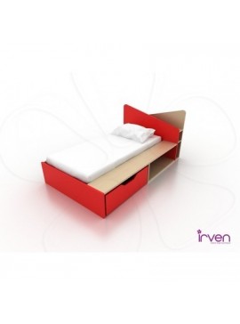 Irven  Παιδικό Μονό Κρεβάτι Irven Bow Tie BEST-4001001