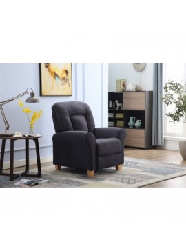 Epiplo World  ΠΟΛΥΘΡΟΝΑ RELAX PUSH BACK BT51 ΥΦΑΣΜΑ ΓΚΡΙ ΣΚΟΥΡΟ BEST-1571228