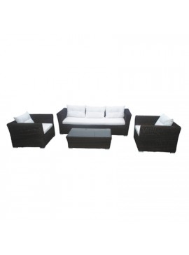 Bliumi  Σετ Καναπές 4 Τεμαχίων Bliumi Carla Αλουμίνιο Wicker BEST-41062872