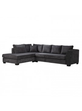 Epiplo World  Diva Γωνιακός καναπές 277x214εκ. Γκρι BEST-158598