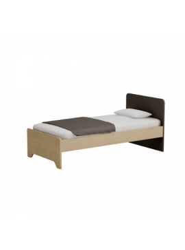 ALFA SET  Παιδικό Μονό Κρεβάτι Alfaset Econd 90x190 Μαύρο BEST-12345857
