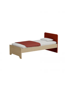 ALFA SET  Παιδικό Μονό Κρεβάτι Alfaset Econd 90x190 Κόκκινο BEST-12345858