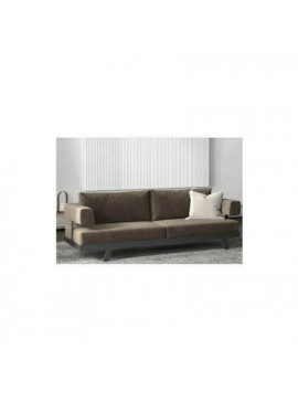 Savvidis Furniture  Τριθέσιος Καναπές N4 223x90 Καφέ Rolltechnic BEST-512498693