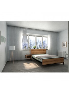 ALFA SET  Κρεβάτι Alfa Set 165x101x209 Glam BEST-102784