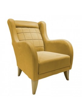 Epiplo World  Karlina μπερζέρα 76x84x95εκ. Κροκί BEST-51485622