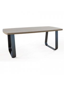 ALFA SET  Τραπέζι Τραπεζαρίας Μελαμίνη 180x90x75cm Alfa Set Lama/ Harmony BEST-21011300170