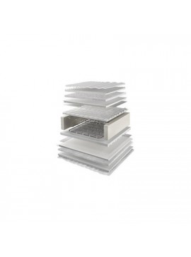 Media Strom  Στρώμα Ύπνου Διπλό Ορθοπεδικό MEDIA STROM LUX 4G 200x200x25 (Πλάτος 192-200 cm) BEST-lux 4g 192-200