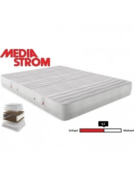 Media Strom  Στρώμα Ύπνου Υπέρδιπλο Ορθοπεδικό MEDIA STROM MASTER 4G 200x190x23 (Πλάτος 192-200 cm) +2 Μαξιλάρια Δώρο BEST-master 4g 192-2001