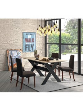 Epiplo World  Τραπέζι Medoc 160x90εκ. BEST-1598763