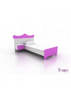 Irven  Παιδικό Μονό Κρεβάτι Irven Tiara BEST-4001013