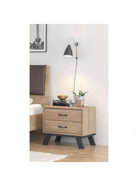 Savvidis Furniture  Κομοδίνο Ν6 Φ54xΒ54.5εκ Λάττε Μελαμίνη BEST-890027