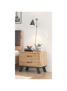 Savvidis Furniture  Κομοδίνο Ν6 Φ54xΒ54.5εκ Μελί Μελαμίνη BEST-890026