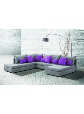 Sofa Agora  Γωνιακός Καναπές Natali Sofa Agora 340x240x180x85cm (Ξύλο-Ύφασμα) Με Επιλογή Υφάσματος BEST-500-700125