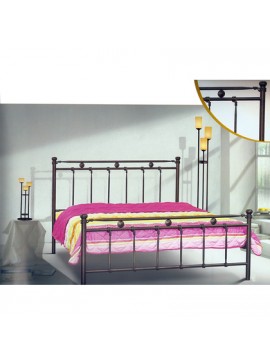 SweetDreams  Μεταλλικό Κρεβάτι Υπέρδιπλο 150x200 Sweet Dreams No37 Με Επιλογή Χρώματος BEST-803257