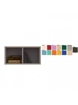 ALFA SET  Κουτί Τοίχου AS 90071 33,6x67,2x28cm / Μελαμίνη Με Επιλογή Χρώματος BEST-90071