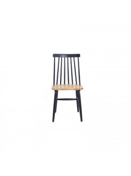 Soulworks  Καρέκλα Τραπεζαρίας Kristie Natural/Navy Blue (42x52x87) Soulworks 0600005 BEST-600005