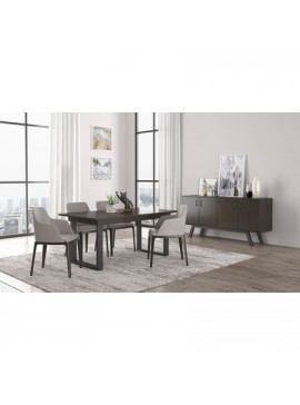 Savvidis Furniture  Επεκτεινόμενο Τραπέζι Δείπνου 150+30x90x78 N7 Βέγκε Μελαμίνη BEST-8080218
