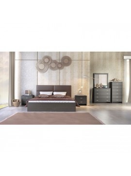 Savvidis Furniture  Κρεβάτι N6 για στρώμα 160x200 Βέγκε BEST-30333