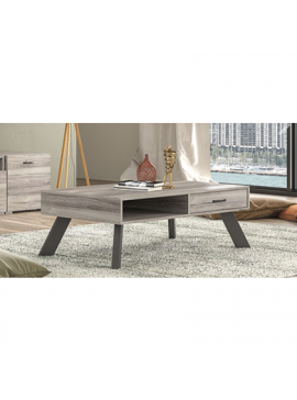 Savvidis Furniture  Τραπεζάκι Σαλονιού 119x66.5x41 No11 Σταχτί Μελαμίνη BEST-8080247