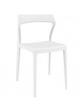 Siesta  Καρέκλα Πολυπροπυλενίου Snow 48x58x82 Siesta Λευκό BEST-59110