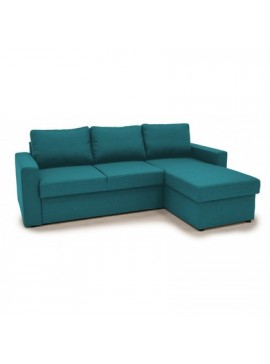 Epiplo World  Γωνιακός καναπές κρεβάτι με αποθηκευτικό χώρο Sofia 222χ150εκ. Τυρκουάζ BEST-15369033