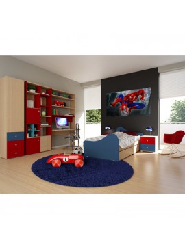 ALFA SET  Σετ Παιδικού Δωματίου AS Surf 4 τμχ / Κόκκινο BEST-10116804