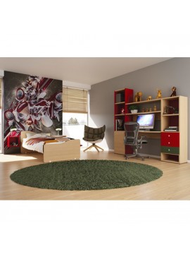 ALFA SET  Κρεβάτι Διπλό AS 90003 Ξύλινο Για Στρώμα 140x200cm BEST-90003
