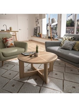 Epiplo World  Tika τραπεζάκι σαλονιού στρογγυλό 82εκ. Sonoma BEST-15336101