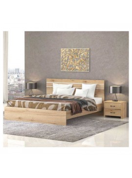 Savvidis Furniture  Κρεβάτι N1 για στρώμα 150x200 Μελί BEST-890035