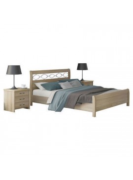 Savvidis Furniture  Κρεβάτι Ν27 για στρώμα 150x200 Λάττε BEST-890112