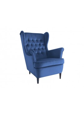 Πολυθρόνα Harry Βελούδινη σε Μπλε Χρώμα 90х68х100 DIOMMI HARRYV86W DIOMMI80-1837