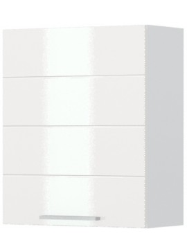 Intrahome Ντουλάπι κρεμαστό Hudson V7-60-1K-Λευκό - Λευκό γυαλιστερό Mήκος 60 Βάθος 32  'Υψος 72 162497149