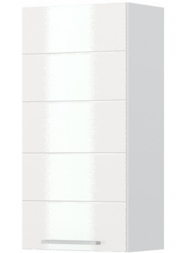 Intrahome Ντουλάπι κρεμαστό Hudson V9-45-1K-Λευκό - Λευκό γυαλιστερό Mήκος 45 Βάθος 32  'Υψος 91 162497389