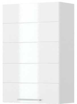 Intrahome Ντουλάπι κρεμαστό Hudson V9-60-1K-Λευκό - Λευκό γυαλιστερό Mήκος 60 Βάθος 32  'Υψος 91 162497429