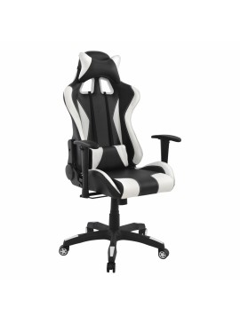 ΚΑΡΕΚΛΑ ΓΡΑΦΕΙΟΥ GAMING HM1062.04 SPEED ΜΑΥΡΟ ΛΕΥΚΟ PU 68,5x71,5x133,5 cm
