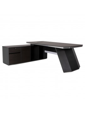 ΓΡΑΦΕΙΟ ΕΠΑΓΓΕΛΜΑΤΙΚΟ ΑΡΙΣΤΕΡΗ ΓΩΝΙΑ ROSEWOOD HM2083L 220X180X76Υεκ.