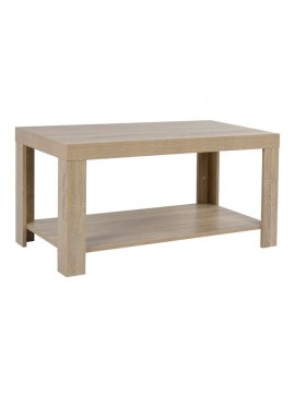 ΤΡΑΠΕΖΙ ΣΑΛΟΝΙΟΥ ΜΕΛΑΜΙΝΗΣ ALAYNA HM2207.02 SONAMA 90X45X45 εκ.