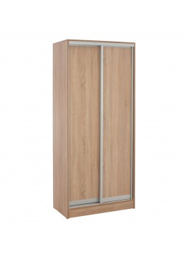 ΝΤΟΥΛΑΠΑ ΣΥΡΟΜΕΝΗ ADLER ΜΕΛΑΜΙΝΗΣ 90x45x210Yεκ. SONAMA OAK 2ΦΥΛΛΗ HM2436.01
