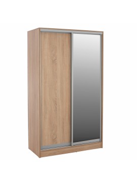 ΝΤΟΥΛΑΠΑ ΣΥΡΟΜΕΝΗ ADLER ΜΕΛΑΜΙΝΗΣ 120x60x220Yεκ. ΔΙΦΥΛΛΗ SONAMA ΜΕ ΚΑΘΡΕΠΤΗ HM2460.01
