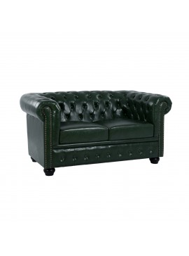 ΚΑΝΑΠΕΣ 2ΘΕΣΙΟΣ T.CHESTERFIELD HM3010.08 ΤΕΧΝΟΔΕΡΜΑ ΚΥΠΑΡΙΣΣΙ 150x90x72 εκ.