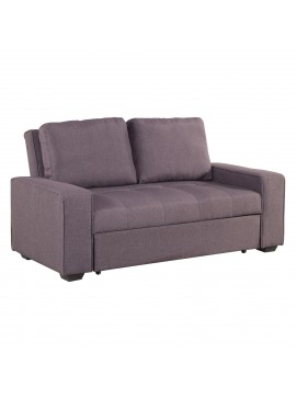 ΚΑΝΑΠΕΣ ΚΡΕΒΑΤΙ KANNA 2ΘΕΣΙΟΣ 176x102x91 εκ.HM3082.01 ΜΕ ΚΑΦΕ ΥΦΑΣΜΑ 176x102x91 εκ.