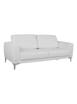 ΚΑΝΑΠΕΣ 3ΘΕΣΙΟΣ KENZIE HM3121.32 ΜΕ ΛΕΥΚΟ PU 190x81x81 εκ.