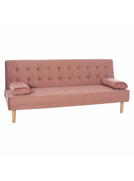 ΚΑΝΑΠΕΣ ΚΡΕΒΑΤΙ WANDA HM3149.12 ΜΕ ΒΕΛΟΥΔΟ ΣΑΠΙΟ ΜΗΛΟ 188X83X83Y εκ.
