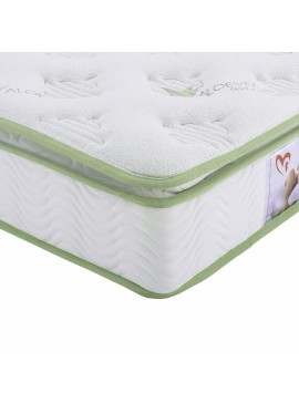 ΣΤΡΩΜΑ CONTINUOUS SPRING ΜΕ ΑΝΩΣΤΡΩΜΑ ALOE VERA 90X190 HM372.11 ΜΟΝΗΣ ΟΨΗΣ