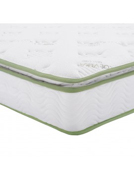 ΣΤΡΩΜΑ CONTINUOUS SPRING ΜΕ ΑΝΩΣΤΡΩΜΑ ALOE VERA 140X200 HM372.13 ΜΟΝΗΣ ΟΨΗΣ